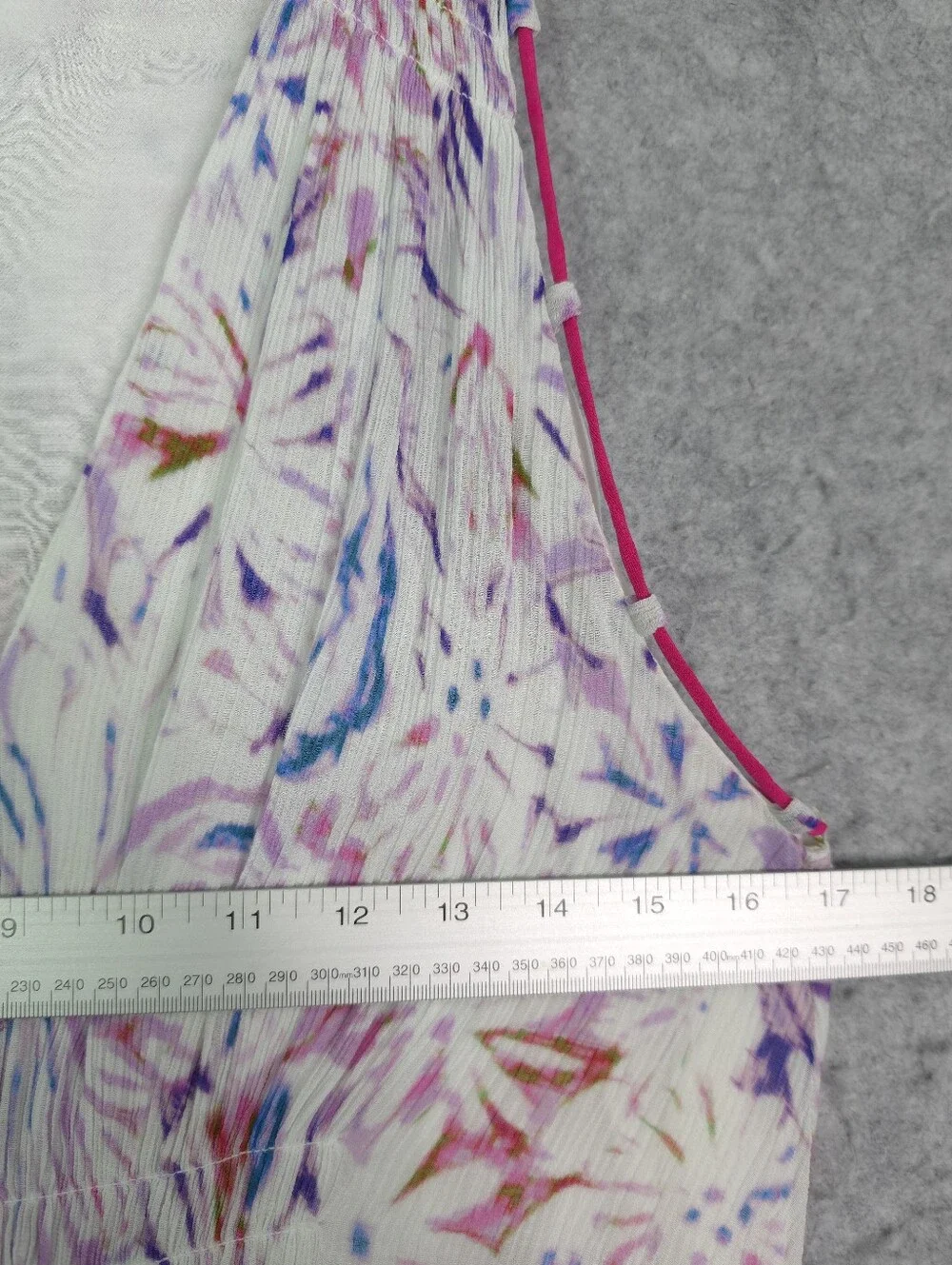 IRO Linen Blend Vneck Watercolor Floral-Print Midi Dress - Picture 10 of 12